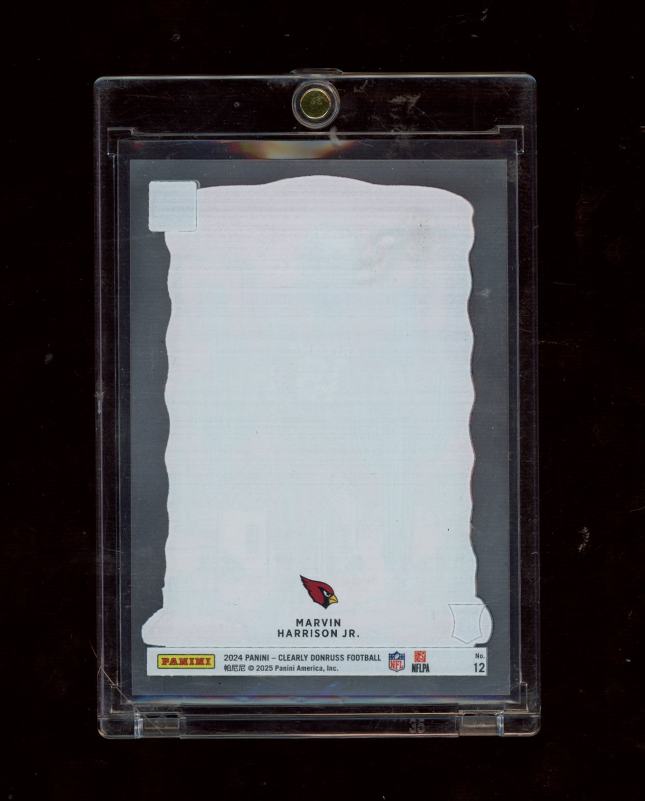 2024 Clearly Donruss #12 Marvin Harrison Jr. Downtown