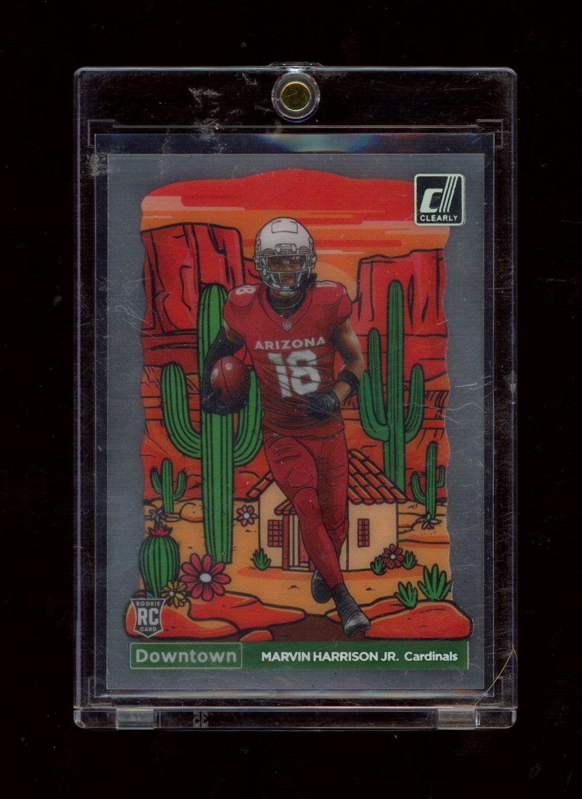2024 Clearly Donruss #12 Marvin Harrison Jr. Downtown