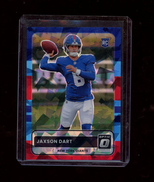 2025 Donruss Optic #2 Jaxson Dart 2015 Retro Ice #/55