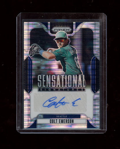 2024 Panini Prizm #SS-CE Colt Emerson Sensational Signatures