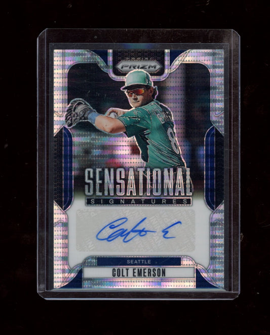 2024 Panini Prizm #SS-CE Colt Emerson Sensational Signatures