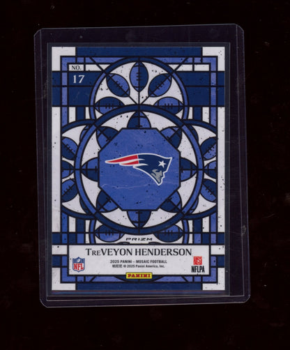 2025 Panini Mosaic #17 TreVeyon Henderson Stained Glass