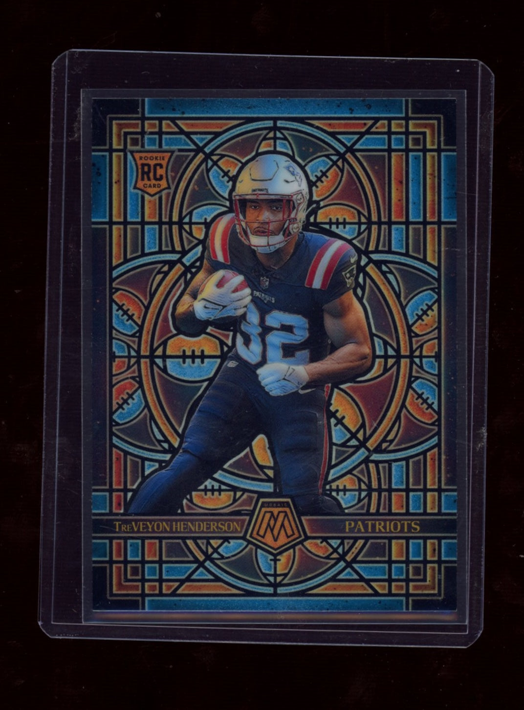 2025 Panini Mosaic #17 TreVeyon Henderson Stained Glass