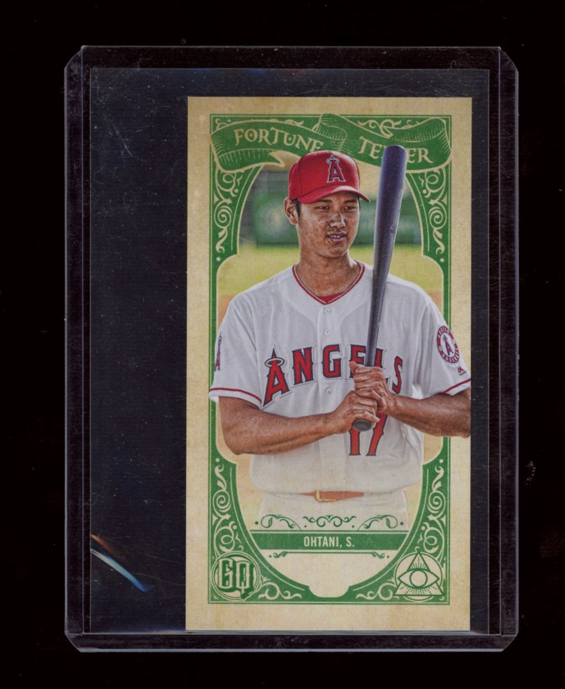 2020 Topps Gypsy Queen #FTM-1 Shohei Ohtani Fortune Teller Minis Green #/99