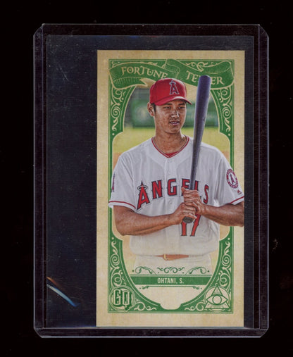2020 Topps Gypsy Queen #FTM-1 Shohei Ohtani Fortune Teller Minis Green #/99