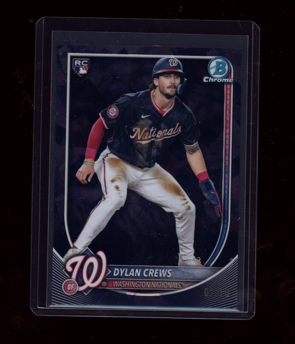 2025 Bowman Chrome Sapphire Edition #3 Dylan Crews Black Sapphire #/10