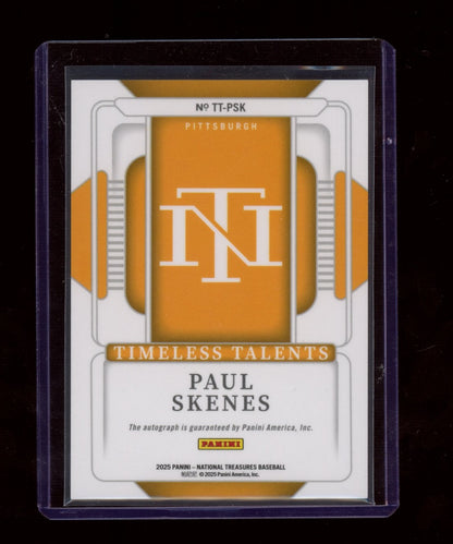 2025 Panini NT #TT-PSK Paul Skenes Timeless Talents Sig Blue #/49