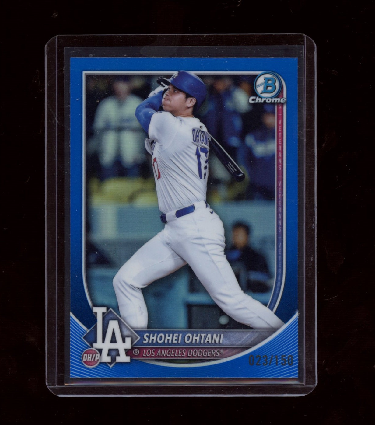 2025 Bowman Chrome #17 Shohei Ohtani Blue #/150