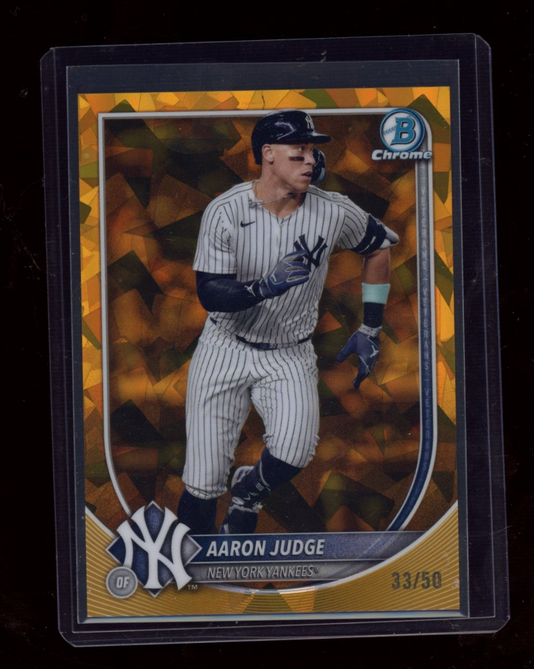 2025 Bowman Chrome Sapphire Edition #99 Aaron Judge Gold Sapphire #/50
