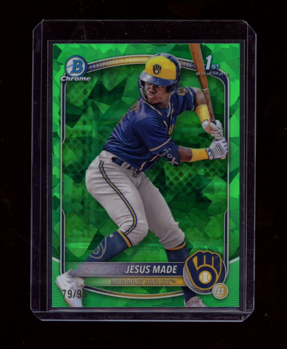 2025 Bowman Sapphire Edition #BCP-50 Jesus Made Green #/99
