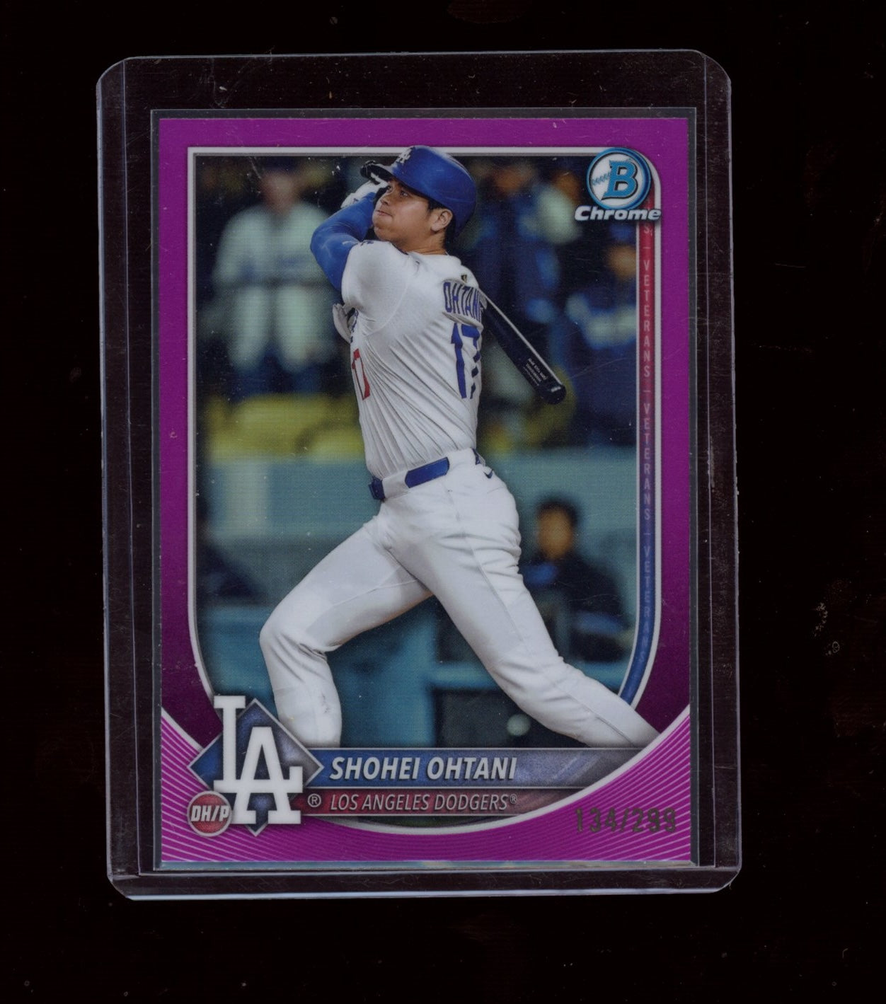 2025 Bowman Chrome #17 Shohei Ohtani Fuchsia #/299