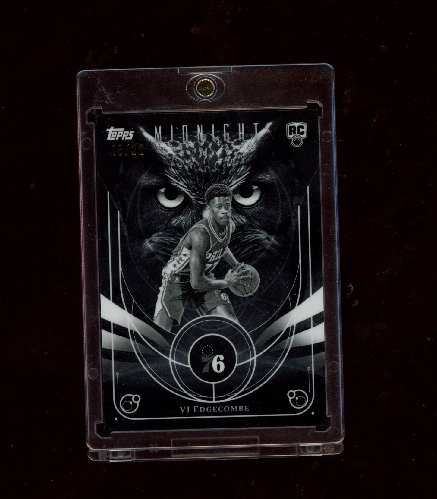 2025-26 Topps Midnight #NO-18 VJ Edgecombe Night Owls Equinox #/20