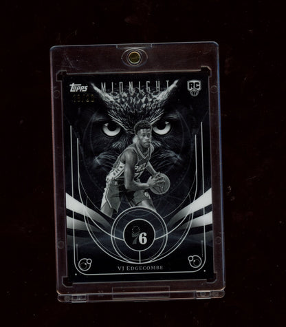2025-26 Topps Midnight #NO-18 VJ Edgecombe Night Owls Equinox #/20