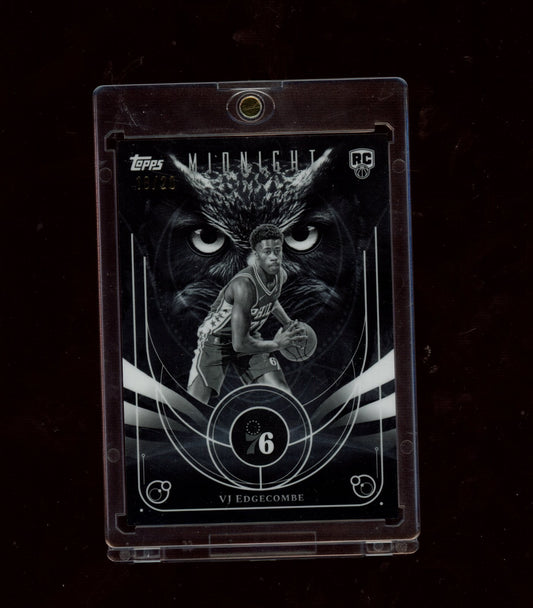 2025-26 Topps Midnight #NO-18 VJ Edgecombe Night Owls Equinox #/20