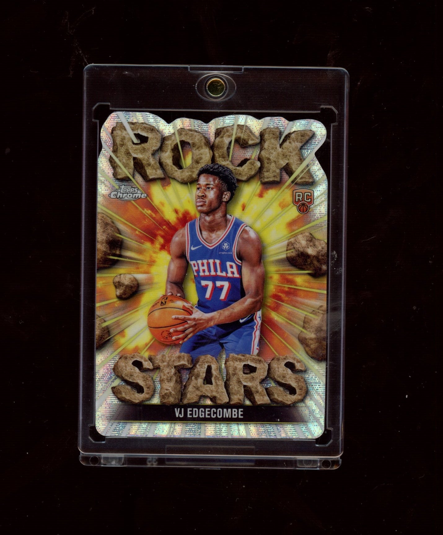 2025-26 Topps Chrome #RS-18 VJ Edgecombe Rock Stars