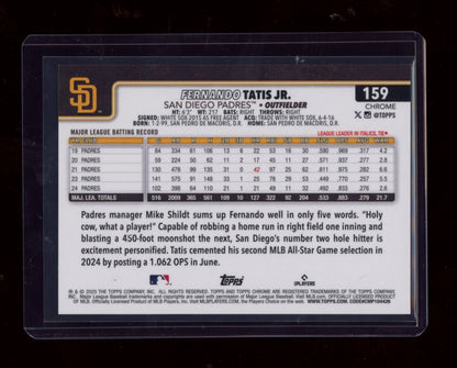 2025 Bowman Chrome Sapphire Edition #8 Fernando Tatis Jr. Gold Sapphire #/50