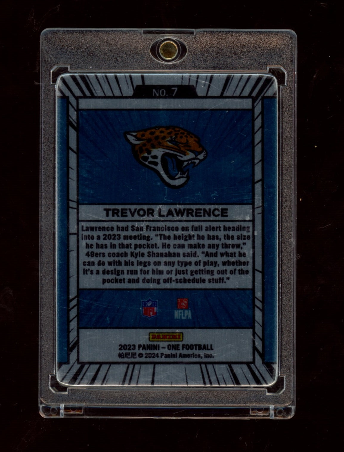 2023 Panini One #7 Trevor Lawrence Manga
