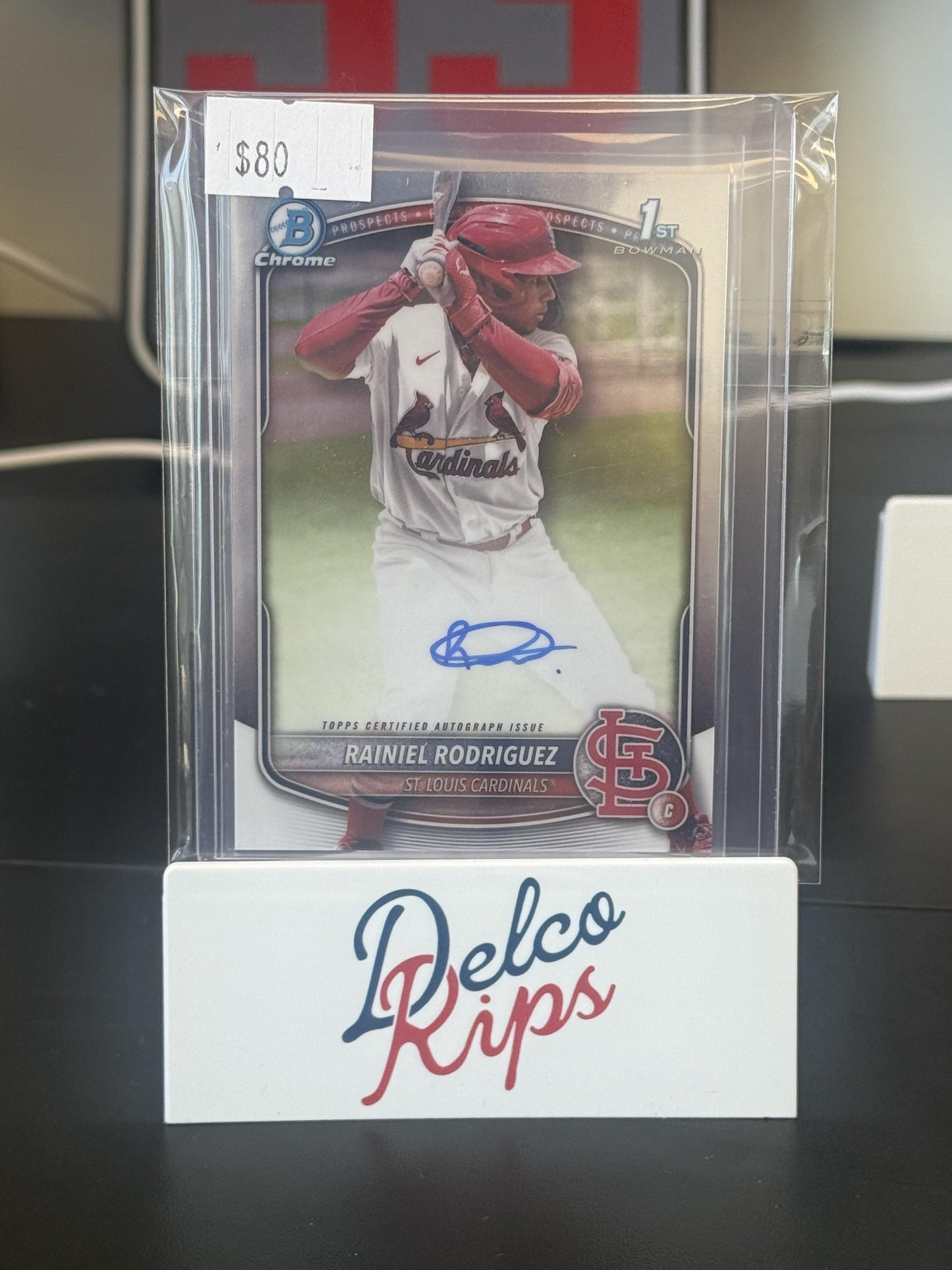 2025 Bowman Chrome #CPA-RR Rainiel Rodriguez Prospect Autographs