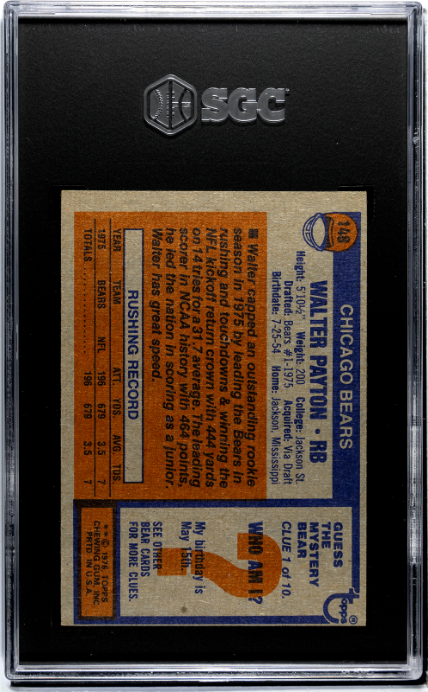 1976 Topps #148 Walter Payton SGC 6.5