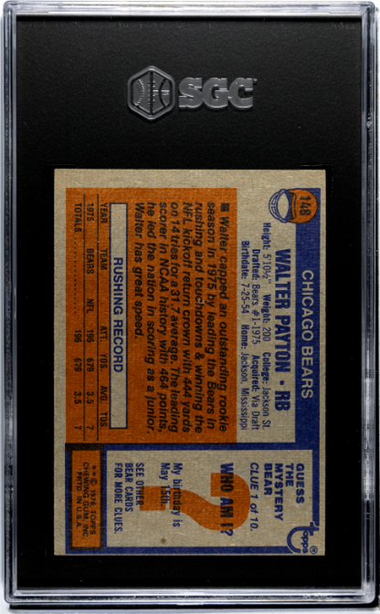 1976 Topps #148 Walter Payton SGC 6.5