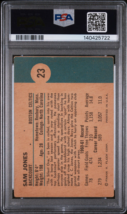 1961 Fleer #23 Sam Jones PSA 3