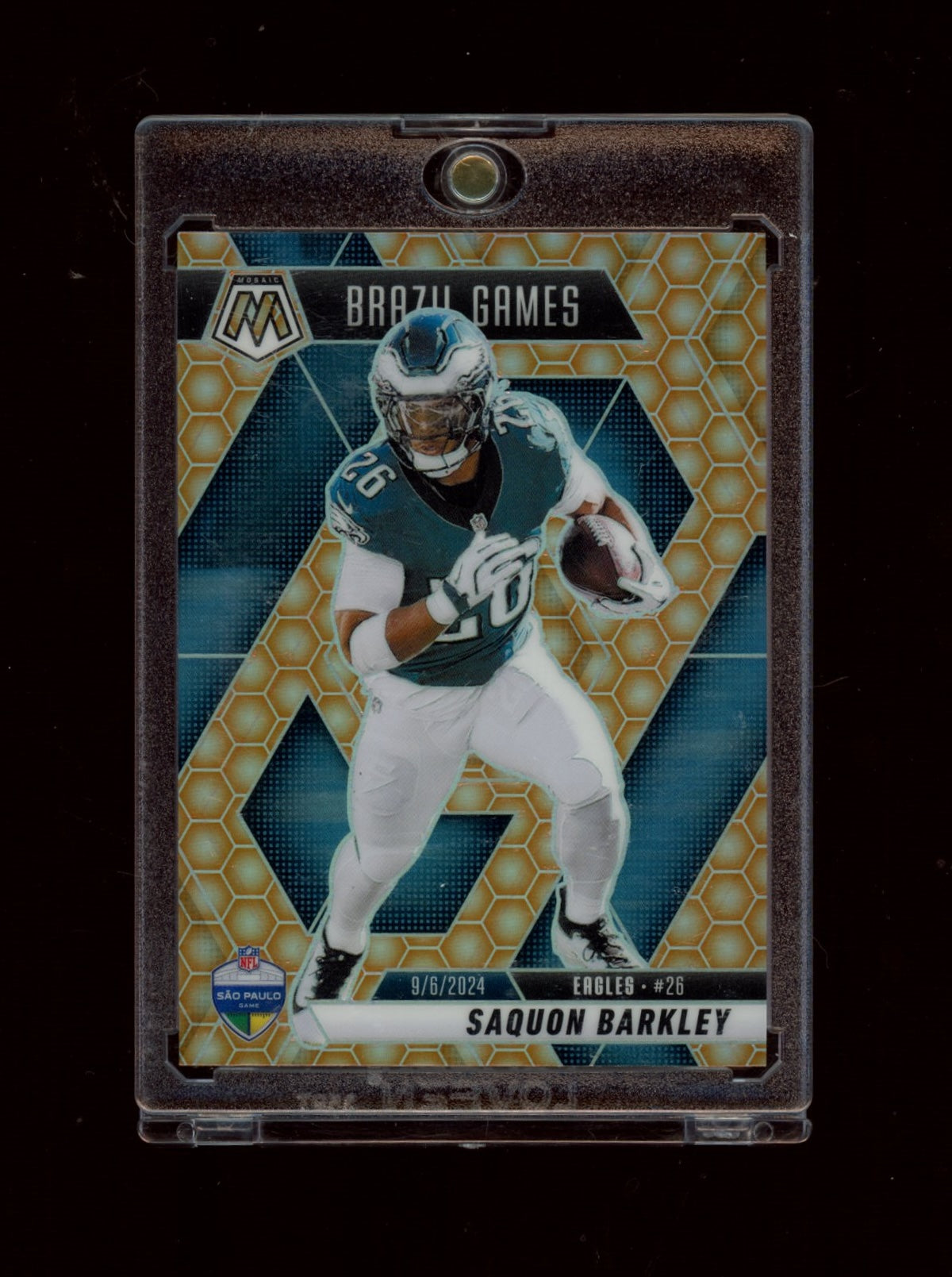 2025 Panini Mosaic #263 Saquon Barkley Honeycomb