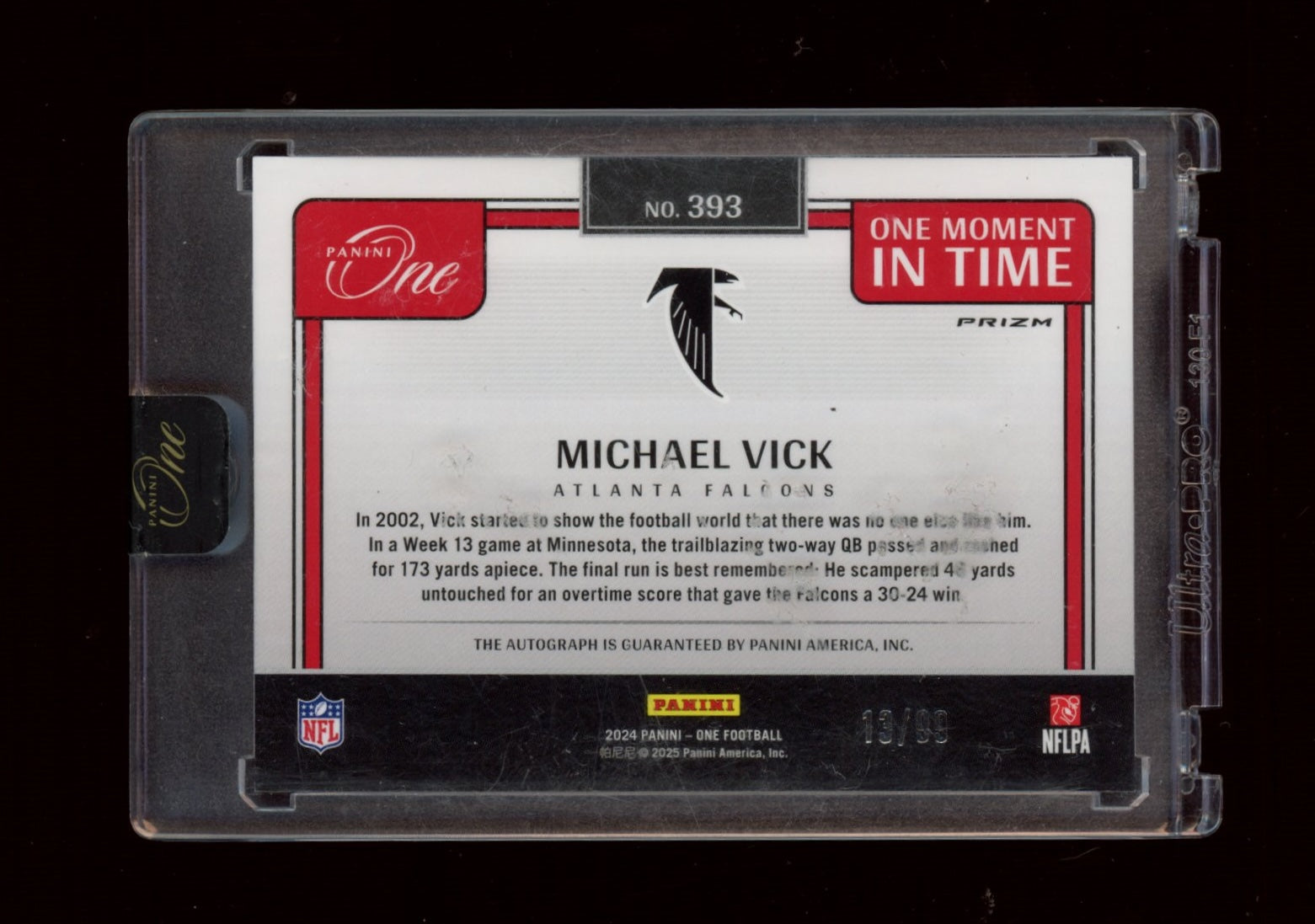2024 Panini One #393 Michael Vick #/99