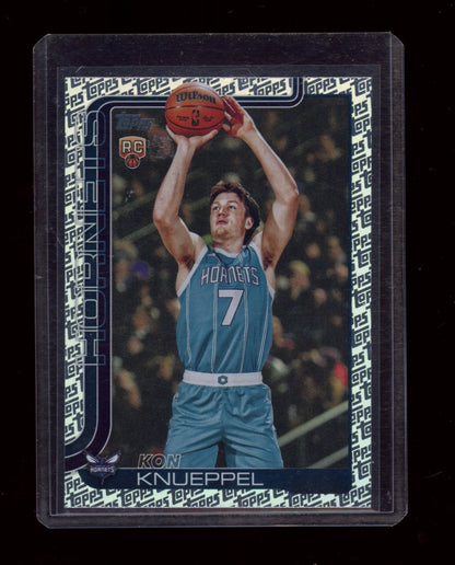 2025-26 Topps #204 Kon Knueppel Foil Pattern