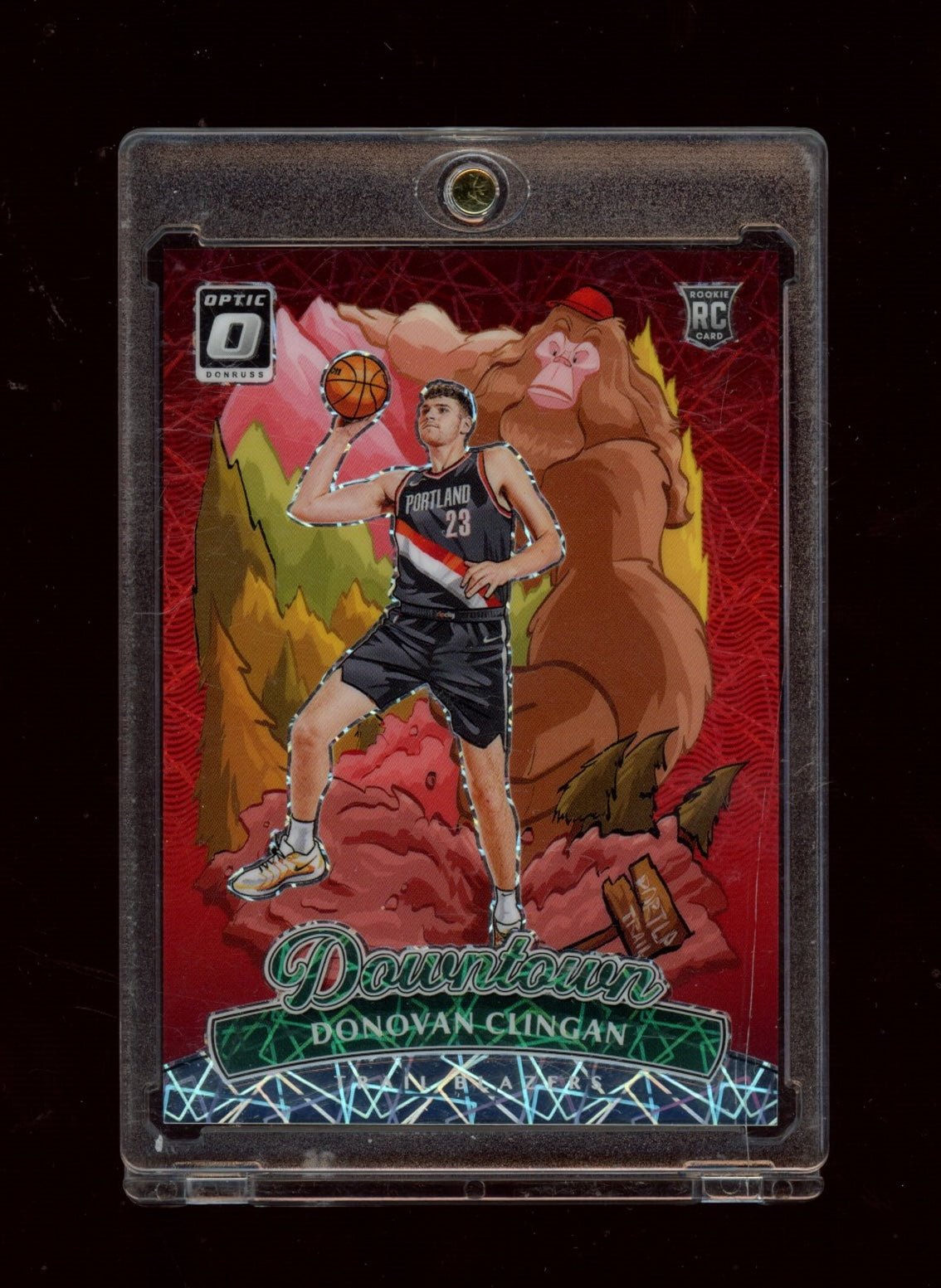 2024-25 Donruss Optic #22 Donovan Clingan Downtown