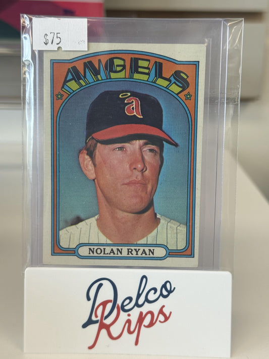1972 Topps #595 Nolan Ryan