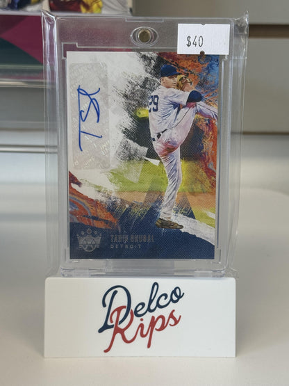 2021 Panini Diamond Kings #DKS-TS Tarik Skubal DK Signatures Holo Silver #/99