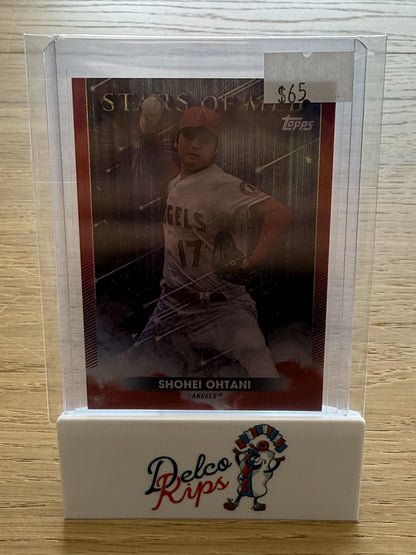 2022 Topps #SMLB-33 Shohei Ohtani Stars of MLB Red #/75