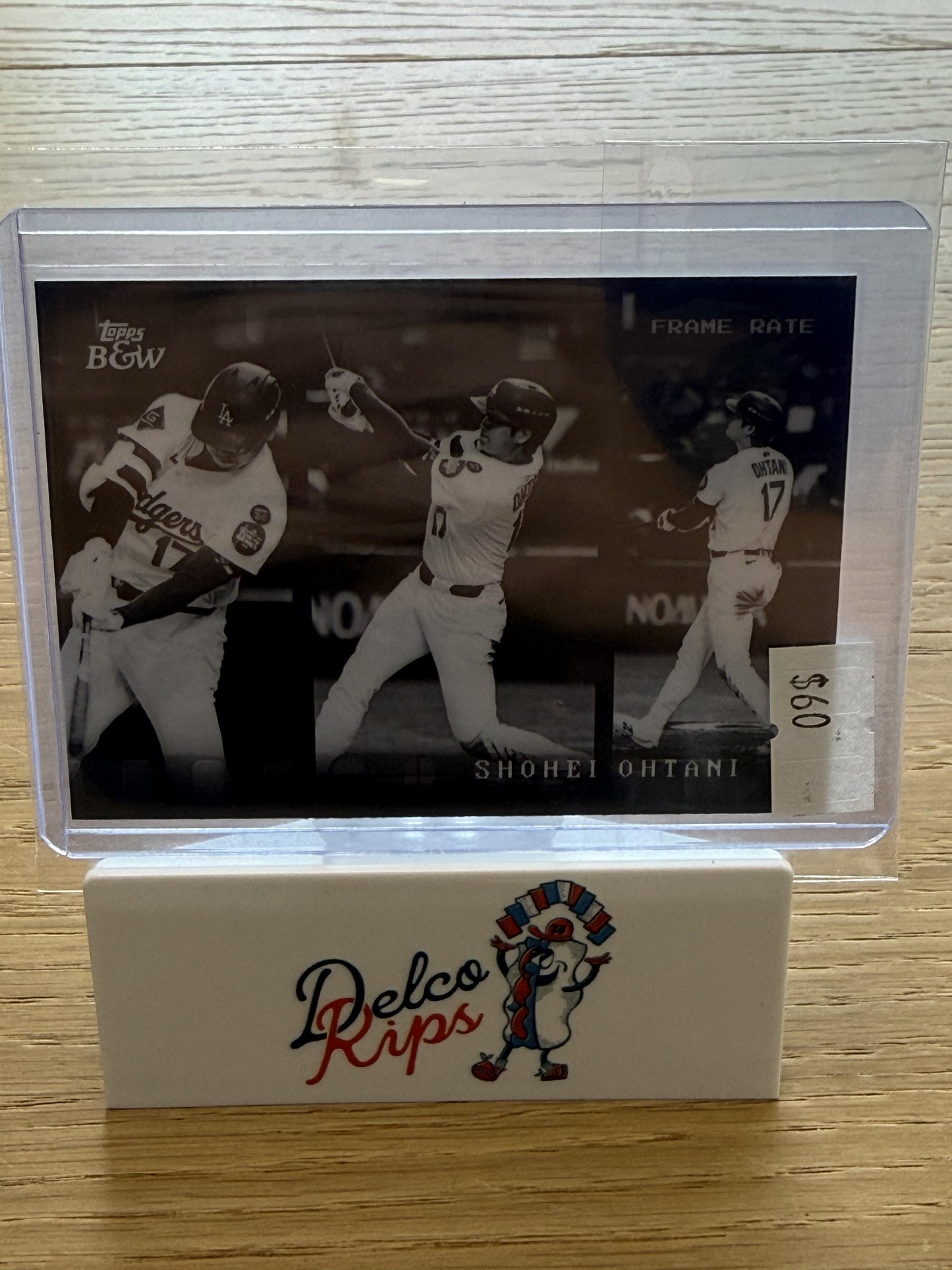 2025 Topps Black & White #FR2 Shohei Ohtani Frame Rate