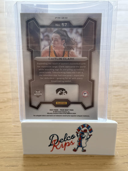 2024 Panini Prizm Draft Picks #57 Caitlin Clark Prizms Red Ice