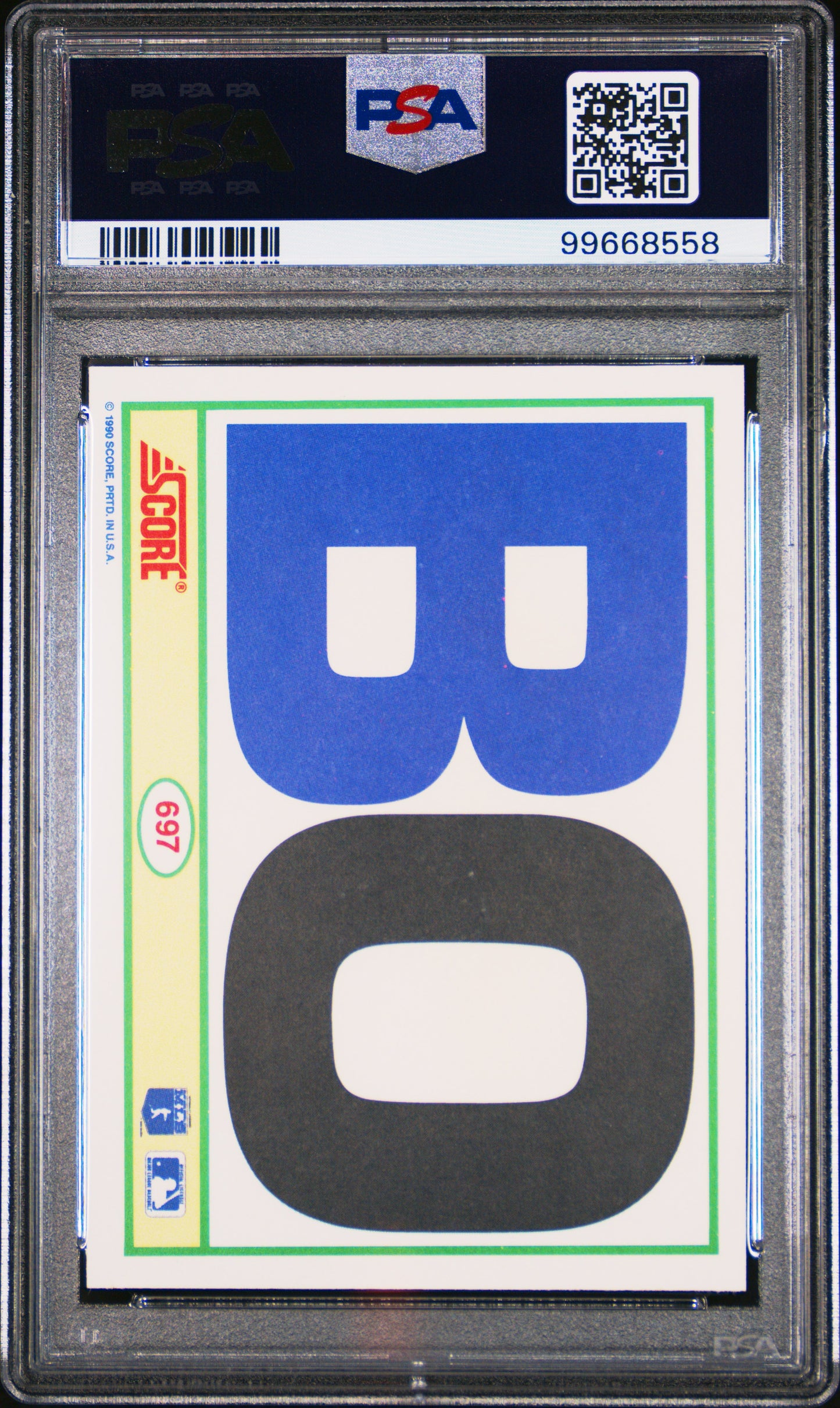 1990 Score #697 Bo Jackson PSA 9