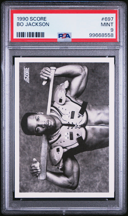 1990 Score #697 Bo Jackson PSA 9