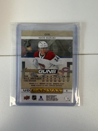 2019-20 Upper Deck #C115 Nick Suzuki UD Canvas