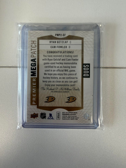 2017-18 Upper Deck Premier #PMP2-GF Getzlaf / Fowler MEM, SN25