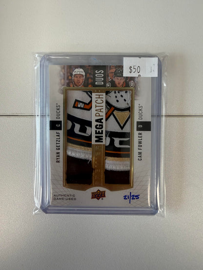 2017-18 Upper Deck Premier #PMP2-GF Getzlaf / Fowler MEM, SN25