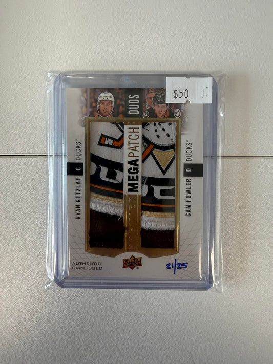 2017-18 Upper Deck Premier #PMP2-GF Getzlaf / Fowler MEM, SN25