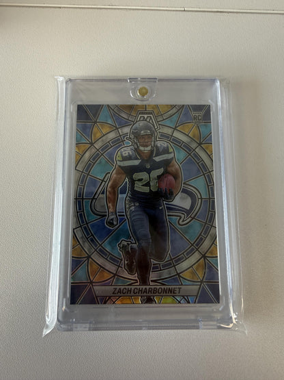 2023 Panini Mosaic #SG-27 Zach Charbonnet Stained Glass