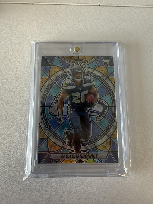 2023 Panini Mosaic #SG-27 Zach Charbonnet Stained Glass