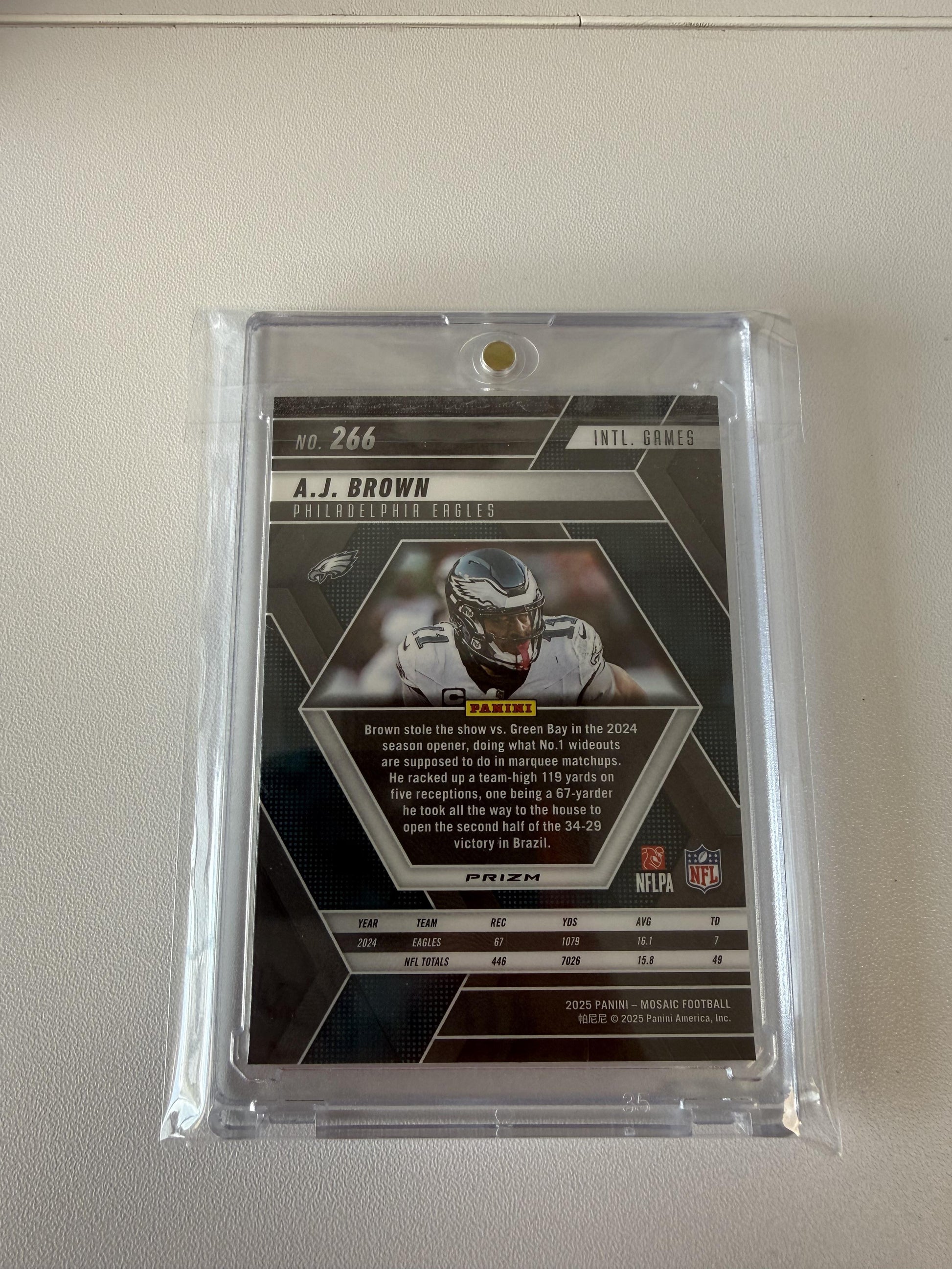 2025 Panini Mosaic #266 A.J. Brown Honeycomb