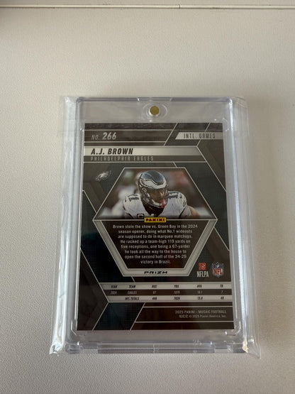 2025 Panini Mosaic #266 A.J. Brown Honeycomb
