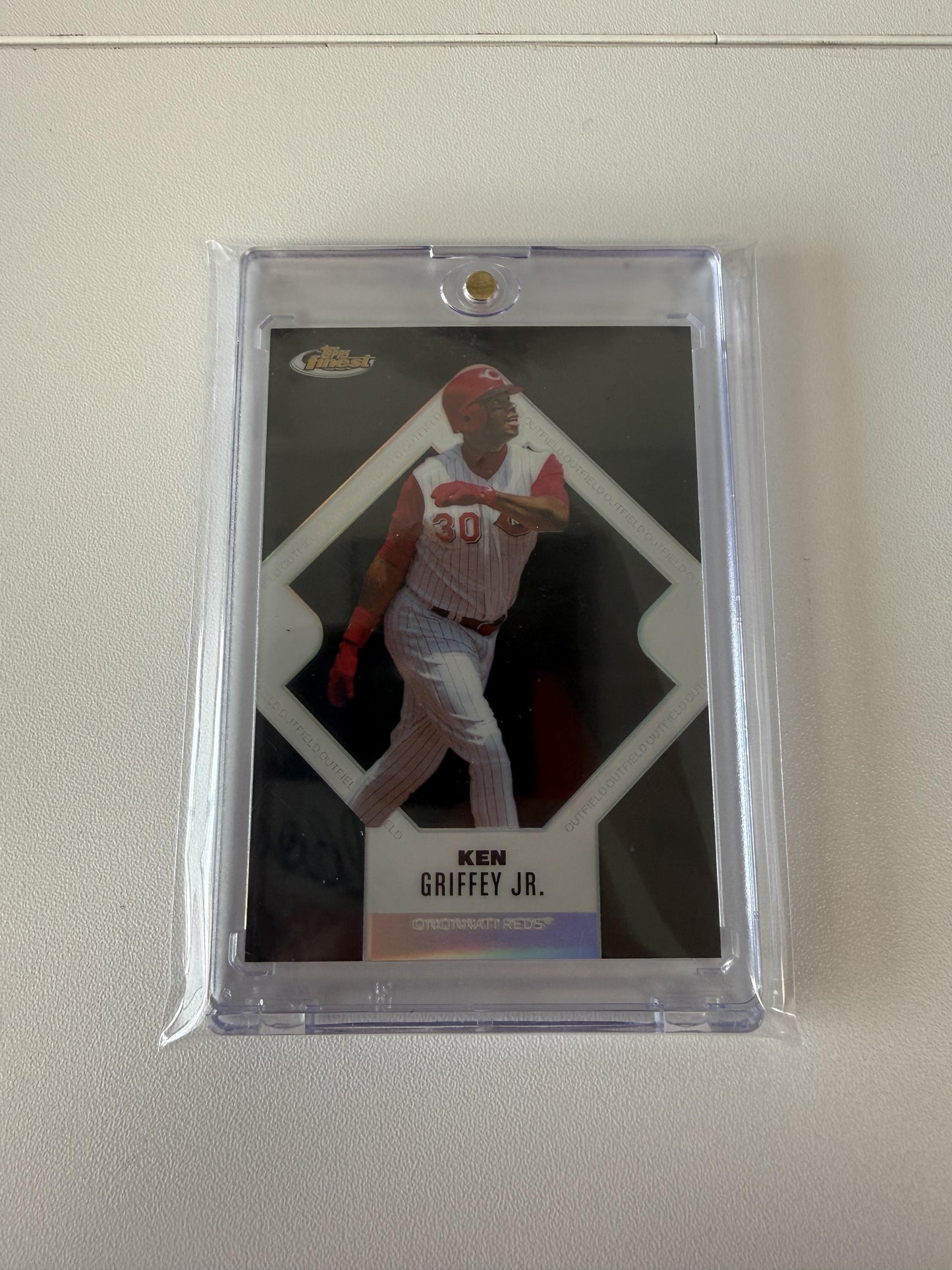2006 Finest #19 Ken Griffey Jr. Refractors Black #/99