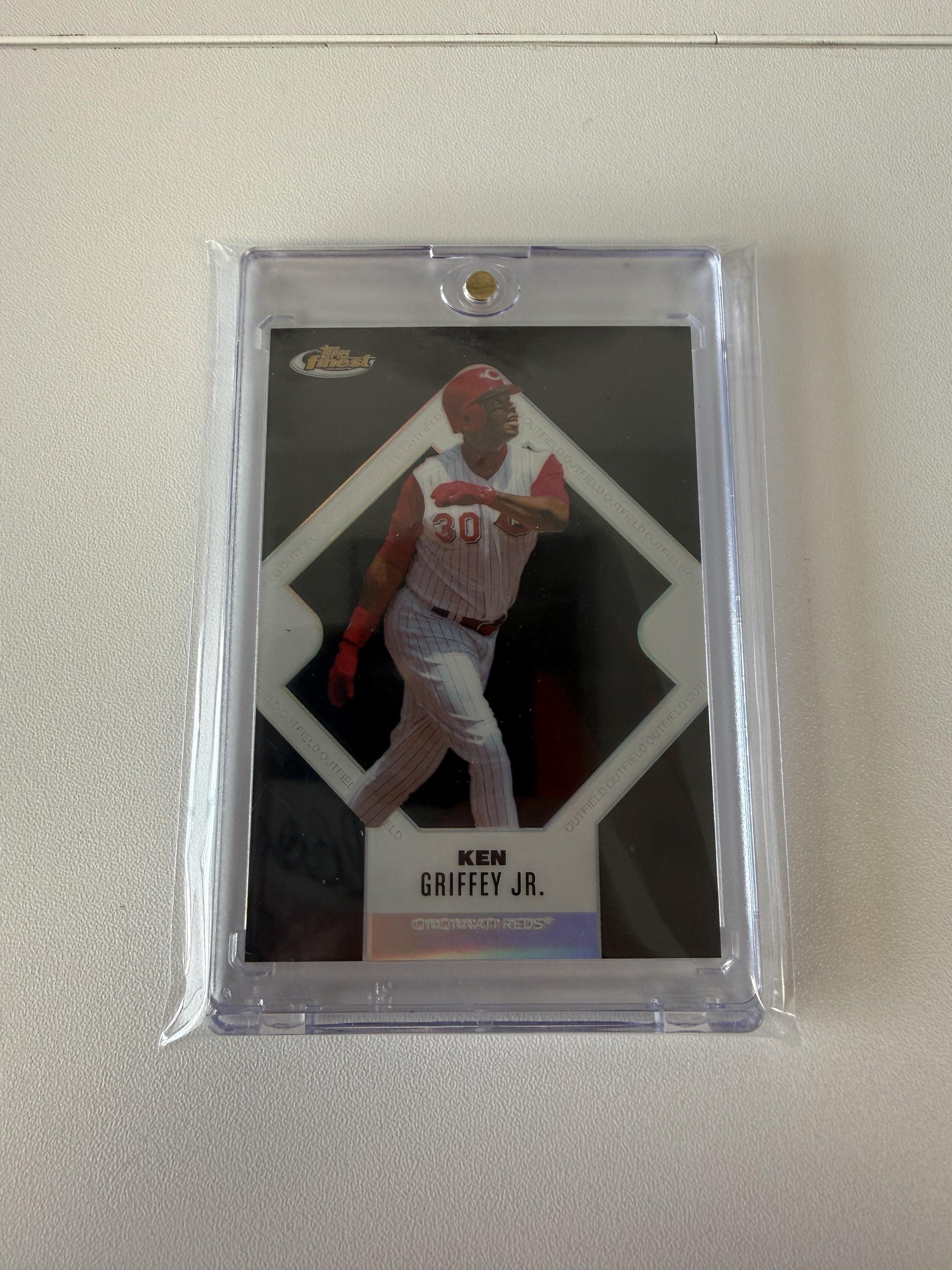 2006 Finest #19 Ken Griffey Jr. Refractors Black #/99