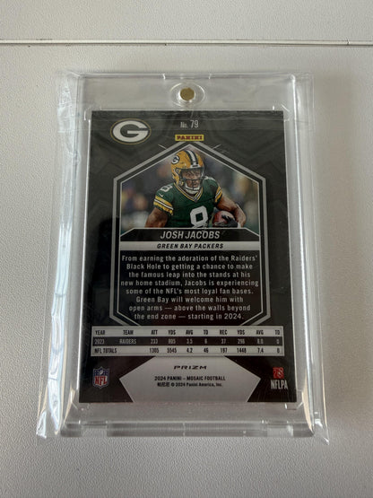 2024 Panini Mosaic #79 Josh Jacobs Honeycomb