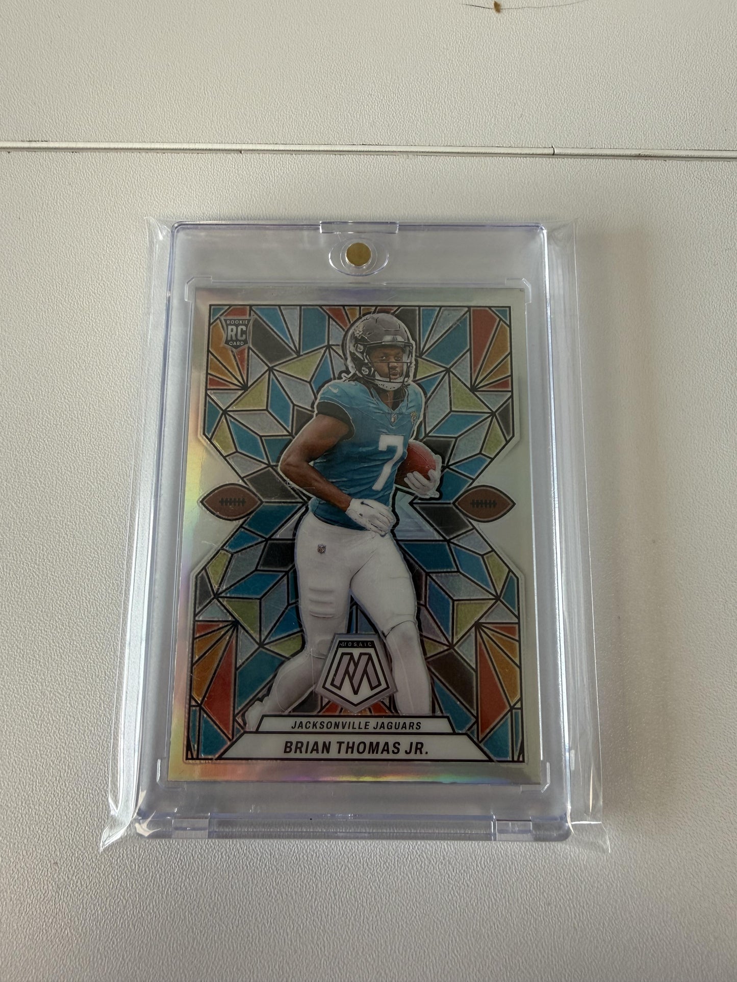 2024 Panini Mosaic #SG-14 Brian Thomas Jr. Stained Glass