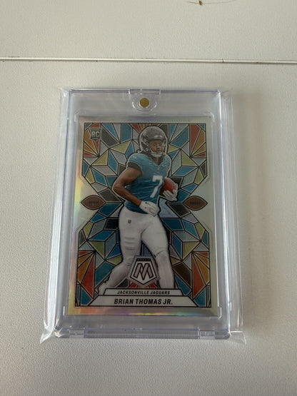 2024 Panini Mosaic #SG-14 Brian Thomas Jr. Stained Glass