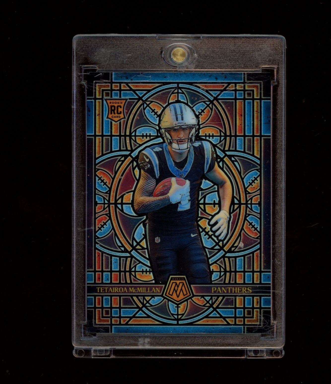 2025 Panini Mosaic #3 Tetairoa McMillan Stained Glass